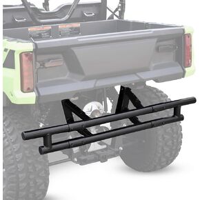 Rear Bumper for Honda Pioneer 520 2021-2025 Accessories, Heavy Duty Steel Full Coverage Brush Guard Protector with Rust-Proof Coating