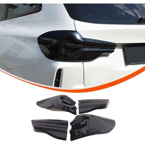 Smoked Tail Light Covers Compatible with BMW X3/iX3/X3M G01 G45 Car Taillight Protection Cover Rear Light Guards Exterior Accessories (2022-2025)
