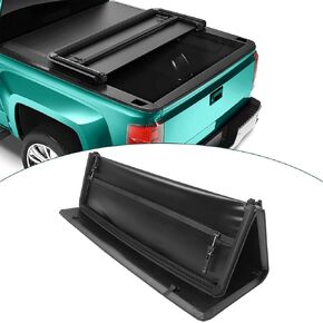 SCITOO 5FT Truck Bed Tonneau Cover, Soft Tri-Fold Truck Bed Cover Dual-Coated Tonneau Cover PVC Protection for Ranger 2019 Car