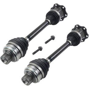 2Pcs Front CV Axle Shaft Assembly Replacement for 2013-2017 Q5 2.0L 3.0L Part# 8R0407271G 8R0407271F (Left & Right)