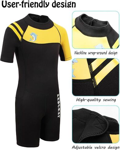 Kids Wetsuit for Youth Teenager,Zip Neoprene Wet Suits for Boys Girls to Keep Warm in Cold Water Diving Surfing Swimming in Saudi Arabia