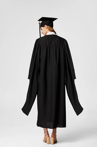 MyGradday Graduation Master Cap و Gown Master Regalia مع حزمة Tassel Black 2024 2025 in Kuwait