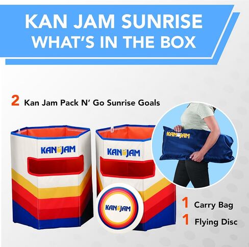 Kan Jam Travel - Foldable Outdoor Disc Toss Game for The Back Yard, Beach, Park, Tailgates, and More in Saudi Arabia