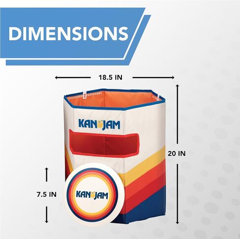 Kan Jam Travel - Foldable Outdoor Disc Toss Game for The Back Yard, Beach, Park, Tailgates, and More in Saudi Arabia