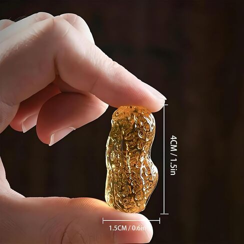 5Pcs Fake Peanut Shell Craft Decor Lifelike 3D Nut Acorn Figurines for Thanksgiving Party Favors, Bowl Paperweight Gift in Saudi Arabia