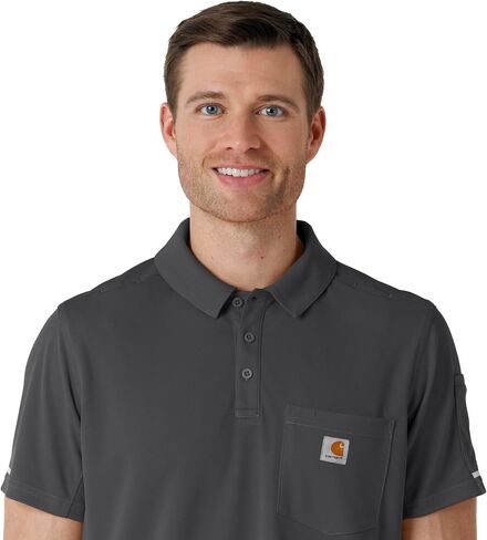 Carhartt Men's V-Neck Shirttail Scrub Top in Saudi Arabia