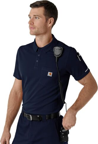 Carhartt Men's V-Neck Shirttail Scrub Top in Saudi Arabia