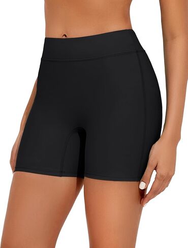 Bonneuitbebe Women's Swim Shorts High Waist Bathing Suit Bottoms UPF 50+ Swimsuit Boy Shorts Bikini Board Shorts S-XXL in Kuwait