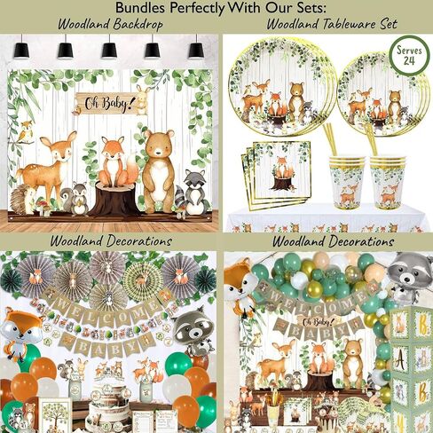 127 Pc Jungle Safari Baby Shower Invitations For Boy And Girl With Envelopes, Thank You Cards, Baby Book Request Cards, Diaper Raffle Tickets & Sign, Guess How Many Baby Shower Game -25 Guest Set in Saudi Arabia