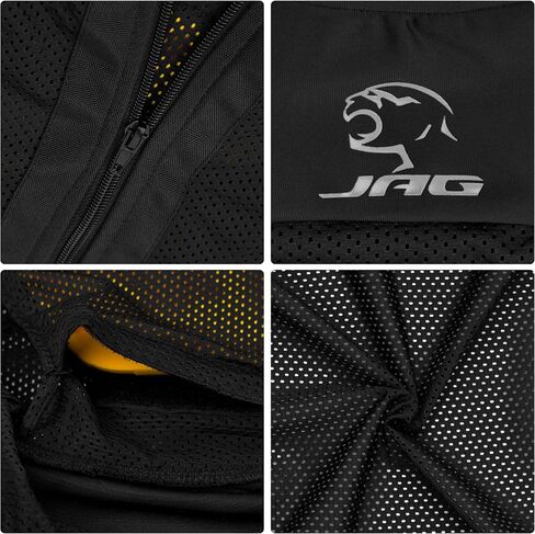 J.A.G. Motorcycle Mesh Shirt for Men with CE Certified Protective Padded Armors | All Season Motorcycle Riding Shirt in Saudi Arabia
