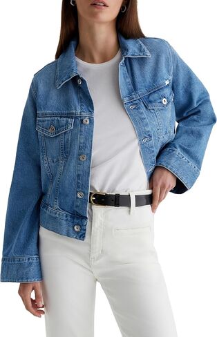 Women's Isa Cropped Trucker Jacket in Saudi Arabia