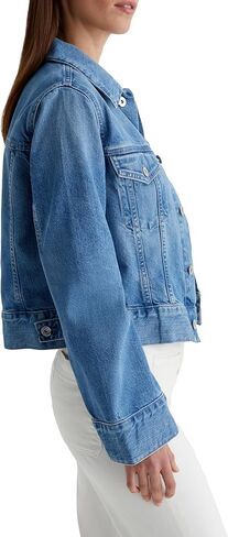 Women's Isa Cropped Trucker Jacket in Saudi Arabia