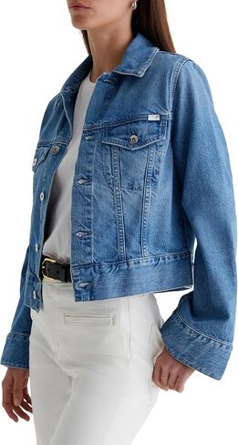 Women's Isa Cropped Trucker Jacket in Saudi Arabia