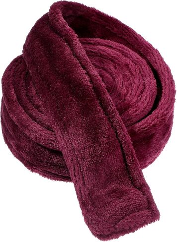 Robe Belt,180 x 4.5cm/70.9 x 1.8 in Robe Belt Replacement,Grey/White Robe Tie,Unisex Flannel Hotel Thick Waist Belt in Kuwait