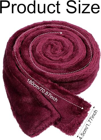 Robe Belt,180 x 4.5cm/70.9 x 1.8 in Robe Belt Replacement,Grey/White Robe Tie,Unisex Flannel Hotel Thick Waist Belt in Kuwait