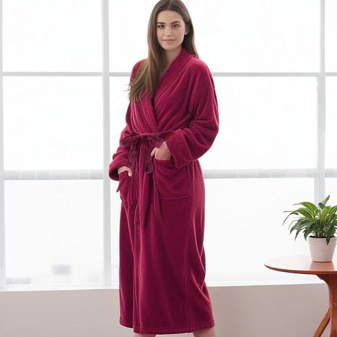 Robe Belt,180 x 4.5cm/70.9 x 1.8 in Robe Belt Replacement,Grey/White Robe Tie,Unisex Flannel Hotel Thick Waist Belt in Kuwait