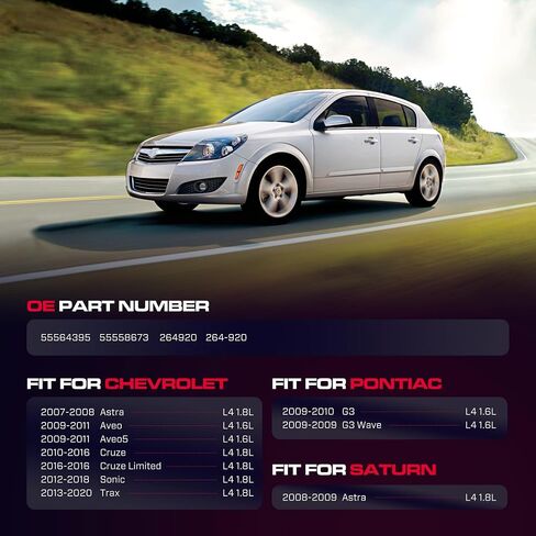 غطاء الصمام 264-920 مناسب لـ 2007-2008 Chevy Astra، 2010-2016 Cruze، 2012-2018 Sonic، 2013-2020 Trax، 2009-2011Aveo Aveo5، 2009-2010 Pontiac G3، 2008-2009 Saturn Astra 1.6l 1.8l # 55558673 in Saudi Arabia
