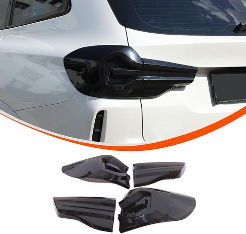 Smoked Tail Light Covers Compatible with BMW X3/iX3/X3M G01 G45 Car Taillight Protection Cover Rear Light Guards Exterior Accessories (2022-2025) in Saudi Arabia