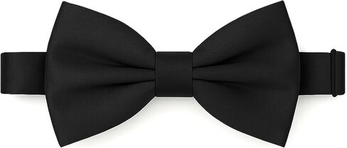 Oliver George Bow Ties for Men Solid Color Pre-Tied Adjustable Bow Tie Classic Formal Bowties for Wedding Suit Tuxedo in Saudi Arabia