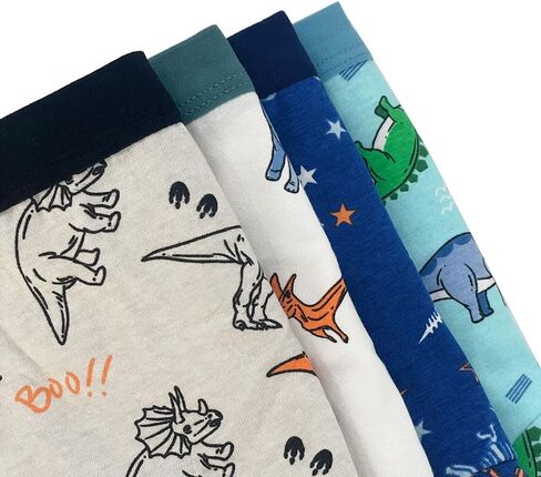 Boys' and Toddler Cotton Boxer Briefs Kids Underwear 8-Pack in Saudi Arabia