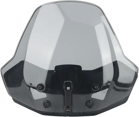 Windshield for Can-Am Ryker 600 900 Sport Rally Edition Adjustable Motorcycle Front Wind Shield Wind Deflector Windscreen Accessories for Can-Am Ryker All Models 2019-2023 (Smoky Gray) in Kuwait