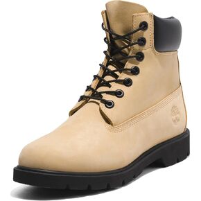 Timberland Mens 6 "الكلاسيكية Lugged Leather Combat & Lace-Up Boots