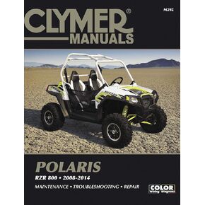Clymer 27-M292 دليل إصلاح Polaris RZR800