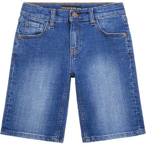 GUESS Boys' Little Stretch Denim Shorts