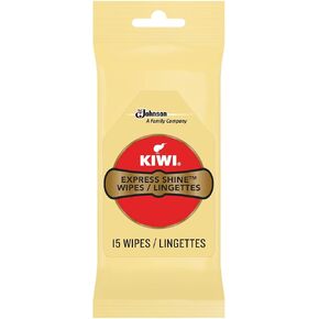 KIWI Express Shine Wipes, 15Ct