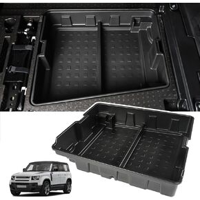 Rear Trunk Organizer Tray Compatible with Land Rover Defender 110 2025 2024 2023 2022 2021 2020 Storage Box
