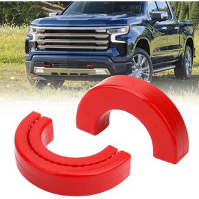 JERBOR Tow Hooks Covers for Chevy Silverado 1500 2007-2025, Hitch Cover Front Customized Car Tow Hooks for Chevy Silverado 1500 Accessories 2007-2025