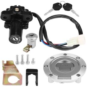 Acouto Ignition Lock Kit قفل مقعد غاز الوقود مع سبيكة من الألومنيوم 15643 مناسبة لـ YZF-R1 YZF-R6 FZ6 FZ1