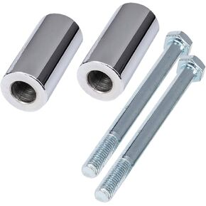 دراجة نارية 2 '' Rise Handlebar Risers متوافقة مع نماذج Harley Davidson Sportster ، نماذج Softail و Dyna Black