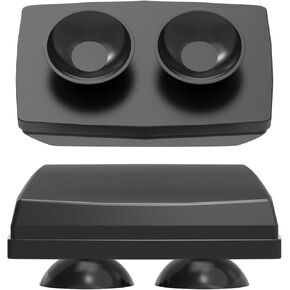 Zeyitian EZ Pass Holder Black 1 Pack - أكواب شفط قوية للغاية للزجاج الأمامي ، حامل مستجيب Toll Pass لـ EZ Pass/iPass