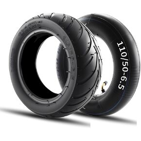 110-50-6.5 Tires Inner Tube with Angled Valve Stemnner for 38cc 47cc 49CC MTA1 MTA2 Cag Mx3 GP-RSR Mini Pocket Dirt Pit Bike Scooters 90/65-6.5 2PCS