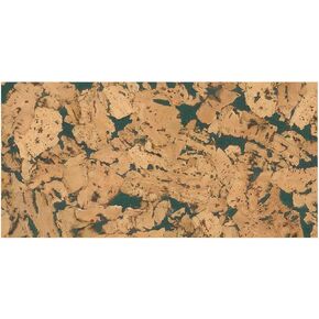 Cork Wall Tiles Decorative 23.62in x 11.81in (11 Tiles) Total 21,31sqft Moss (Dark grenn)