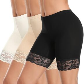 Womens Slip Shorts for Under Dresses Smooth Anti Chafing Underwear Seamless Safety Under Shorts