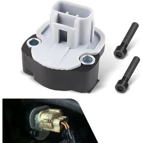 Throttle Position Sensor, 5017479AA Throttle Body Position Sensor Accelerator, 3 Pin Engine TPS with Screws Accessories, Compatible with Dodge Jeep Grand Cherokee (Black)
