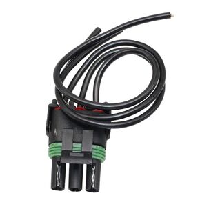12116257, 260, 88862222 Throttle Position Sensor (TPS) Connector 3-Wire Black Multi-Purpose Pigtail Connector for GM Products