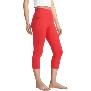 JOCMIC Girls Capri Leggings High Waisted Athletic Leggings with Pockets for Kids Dance Gymnastics Running