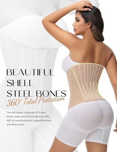SHAPSHE Waist Trainer for Women Tummy Control Waist Cincher Corset Sport Workout Body Shaper Postpartum Belly Band Gym in Saudi Arabia