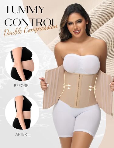 SHAPSHE Waist Trainer for Women Tummy Control Waist Cincher Corset Sport Workout Body Shaper Postpartum Belly Band Gym in Saudi Arabia