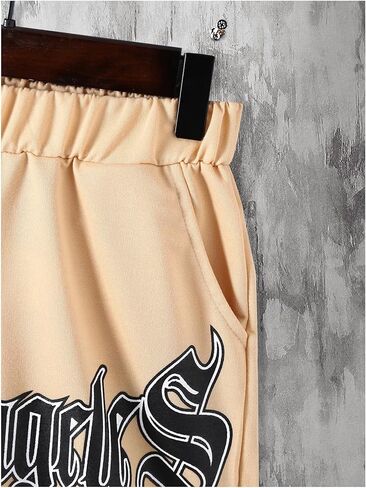 Floerns Boy's Paisley Print Elastic Contarn Contrast Trans Shorts in Saudi Arabia
