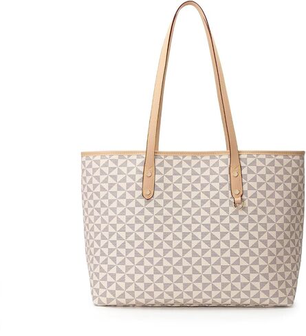 Women's Tote Top Handle Handbags Vegan Leather Designer Handbags for Women Fashion Shoulder Bag with Wallet for Ladies 2psc in Saudi Arabia