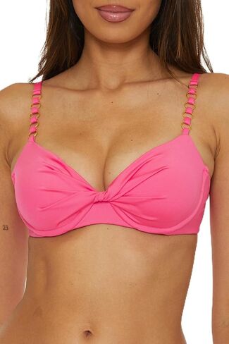 Trina Turk Women's Monaco Twist Underwire Bikini Top, Adjustable, Tie Back, Swimwear Separates in Saudi Arabia