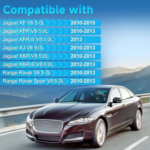 SuperCharger Snout Snout Rebuild Kit Fit لـ Jaguar XF 2010-2015 ، XFR/XKR/XJ 2010-2013 ، XFR-S 2013 ، XKR-S 2012-2013 & Land Rover Range Rover/Range Rover Sport 2010-2013 ، 5.0L Supercharged in Kuwait