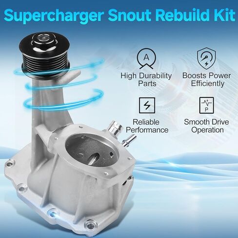 SuperCharger Snout Snout Rebuild Kit Fit لـ Jaguar XF 2010-2015 ، XFR/XKR/XJ 2010-2013 ، XFR-S 2013 ، XKR-S 2012-2013 & Land Rover Range Rover/Range Rover Sport 2010-2013 ، 5.0L Supercharged in Kuwait