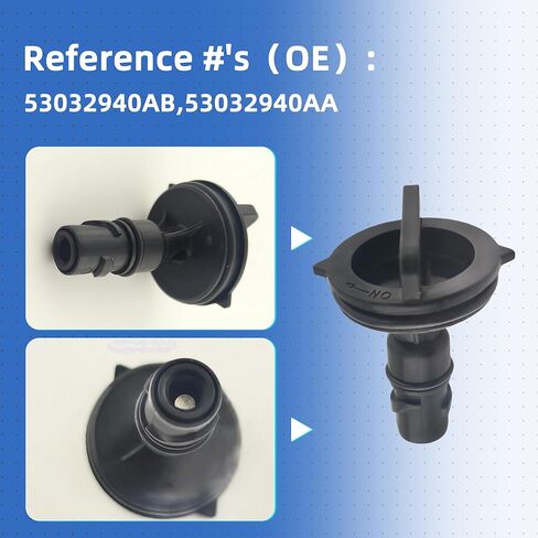 53032940ab 53032940AA PCV Valve 5.7L استبدال Dodge Challenger Charger Durango Magnum Raam 1500 2500 3500 2007-2023 ، لجيب قائد Jeep Grand Cherokee Wagoneer Chrysler 300 2007-2024 in Saudi Arabia