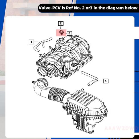 53032940ab 53032940AA PCV Valve 5.7L استبدال Dodge Challenger Charger Durango Magnum Raam 1500 2500 3500 2007-2023 ، لجيب قائد Jeep Grand Cherokee Wagoneer Chrysler 300 2007-2024 in Saudi Arabia