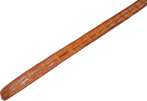 Genuine Crocodile Alligator Backbone Skin Leather Casual Handmade Belt 46" Long in Saudi Arabia